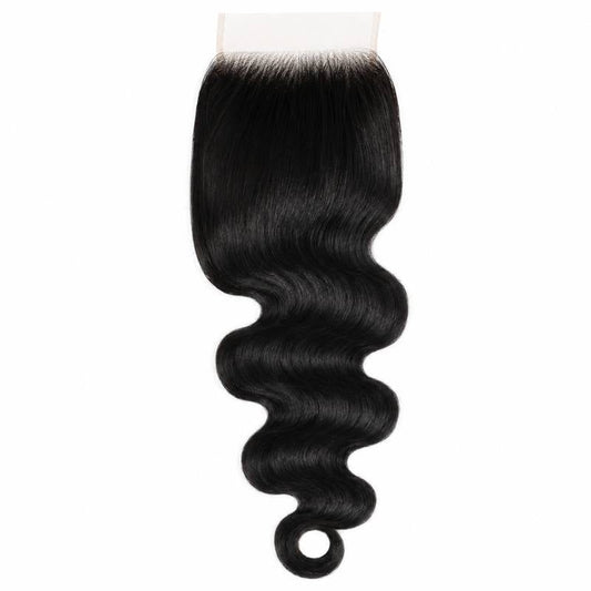 Jet Black Body Wave 5x5 HD Lace Closure