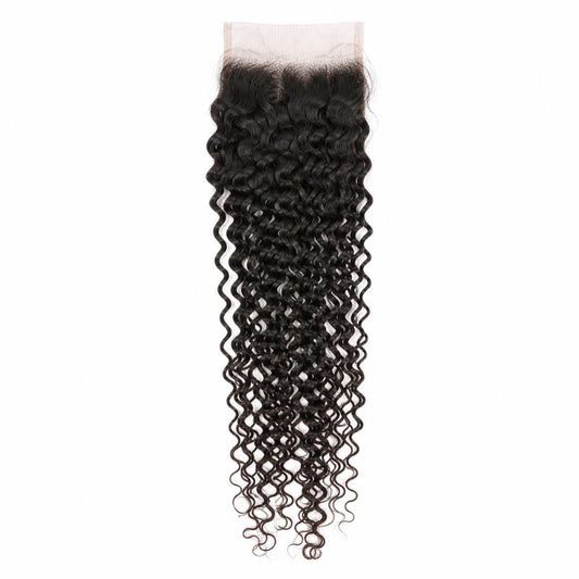 Kinky Curly 4x4 Transparent Lace Closure